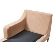 Rechtsseitige Chaiselongue EWRON Bouclé Beige_955406