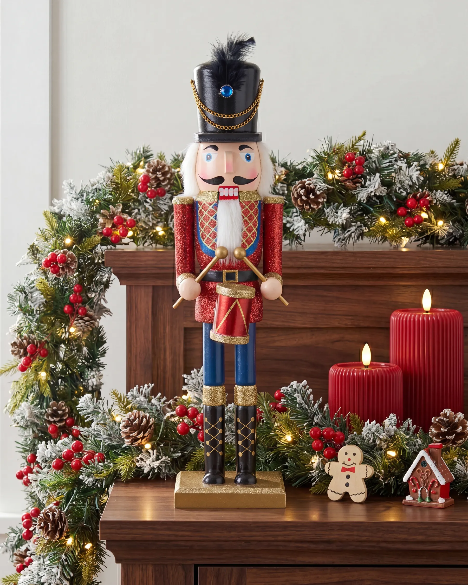 Figurine HOGSJON 50 cm Nutcracker Red_1027382