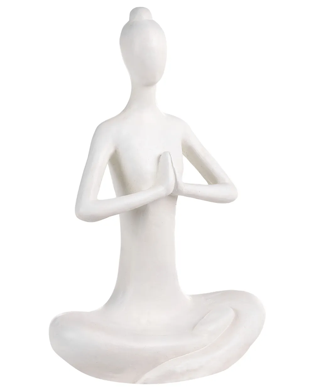 Gartenskulptur YOGHINA Frau Weiß