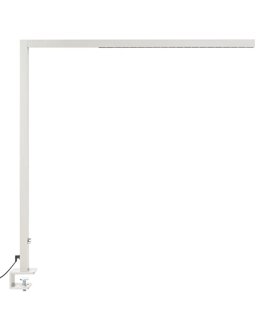 LED Clamp-On Desk Lamp VOLANS with Dimmer Metal Silver_877612
