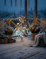 Outdoor Decoration LED HOLAR 122 cm Christmas Tree White_1141680