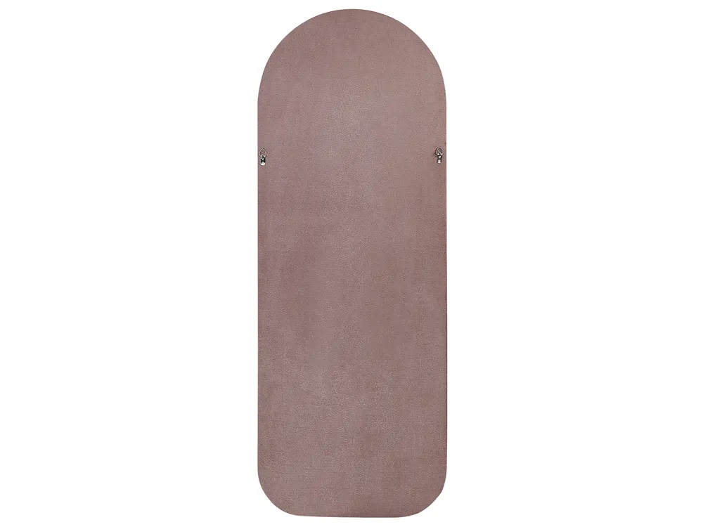 Wandspiegel CULAN 60 cm 160 cm Samtstoff Rosa_891932