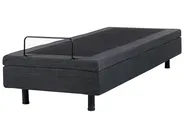 Nastavljiva postelja brez vzglavja Blago DUKE 80 x 200 cm Temno siva_951785