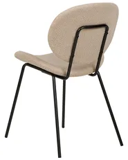 Esszimmerstuhl 2er Set LUANA Bouclé Taupe_916215