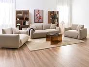 Sofa Set 5-Sitzer JUBEK Stoff Beige_1074701