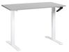 Manual Adjustable Standing Desk DESTINES 120 cm 72 cm Grey/ White