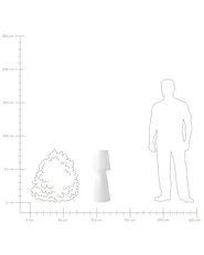 LED-Stehlampe für den Außenbereich SABANAS mit Fernbedienung Weiß_959865