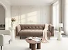 Sofa 3-Sitzer BYSKE Bouclé Braun