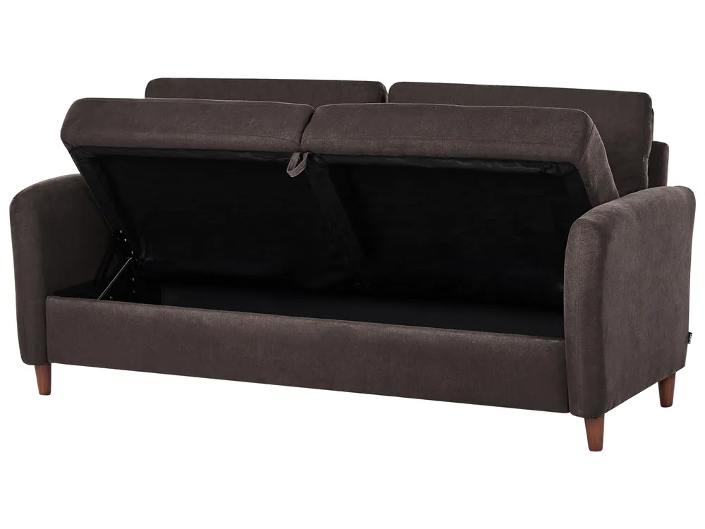 Sofa 3-Sitzer MARE Stoff Dunkelbraun_1100138