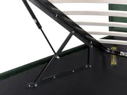Spalni komplet SEZANNE Žamet Temno zelena 160 x 200 cm_892543
