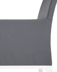 Set of 6 Garden Chairs BACOLI Fabric Dark Grey_825767