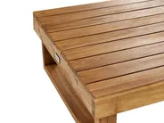 Outdoor Couchtisch MARETTIMO 60 cm 110 cm zertifiziertes Akazienholz Braun_953774
