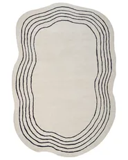 Teppich RAMZAN Beige 200 x 300 cm Viskose_904164