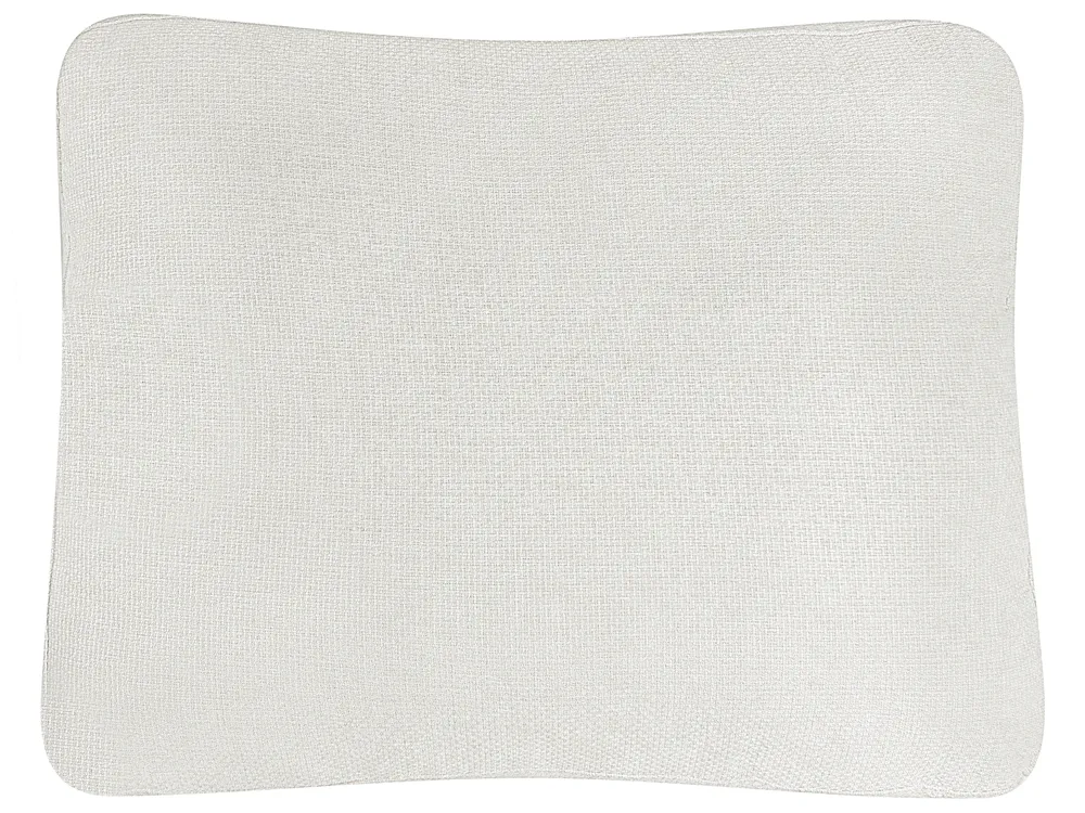 Eckschlafsofa 3-Sitzer NASSJO Kunstleinen Cremeweiß rechtsseitig_999867