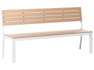 Gartenmöbel Set mit Bänken 6-Sitzer COMO Beige_1047273