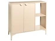 Sideboard mit 2 Türen ARDURA Metall Beige_1077627