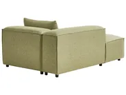 Rechtsseitige Chaiselongue BRANDE Stoff Hellgrün_1023632