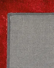 Shaggy Rug EVREN Red 200 x 200 cm_758887