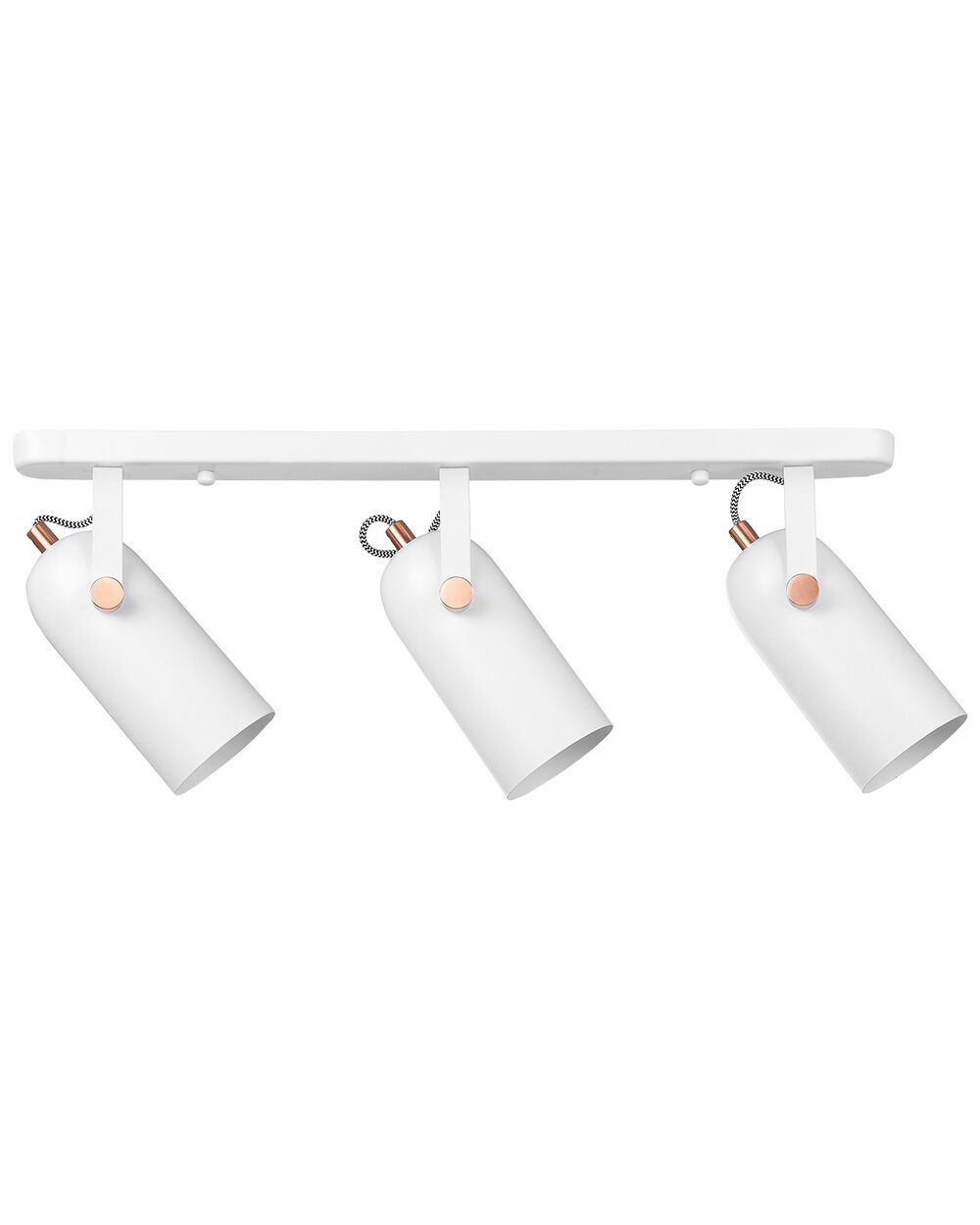 3-lichts spotlamp TYRIA verstelbaar Metaal Wit