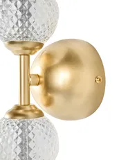 LED Wall Lamp ARAS Glass Gold_1033797