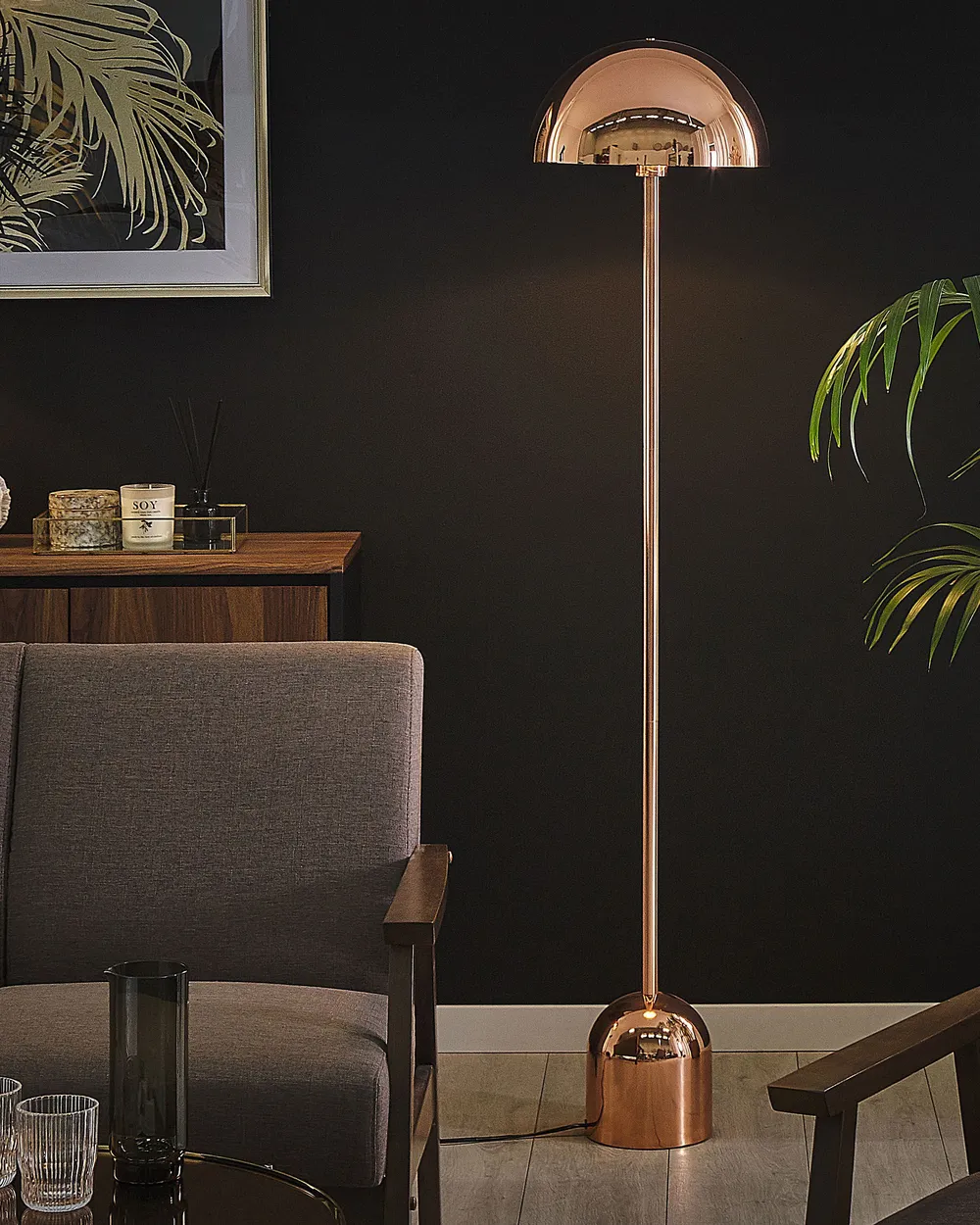 Floor Lamp MACASIA Metal Copper_784101