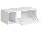 Wandmontierter Waschbeckenunterschrank CASCAVEL 80 cm Weiß_984080