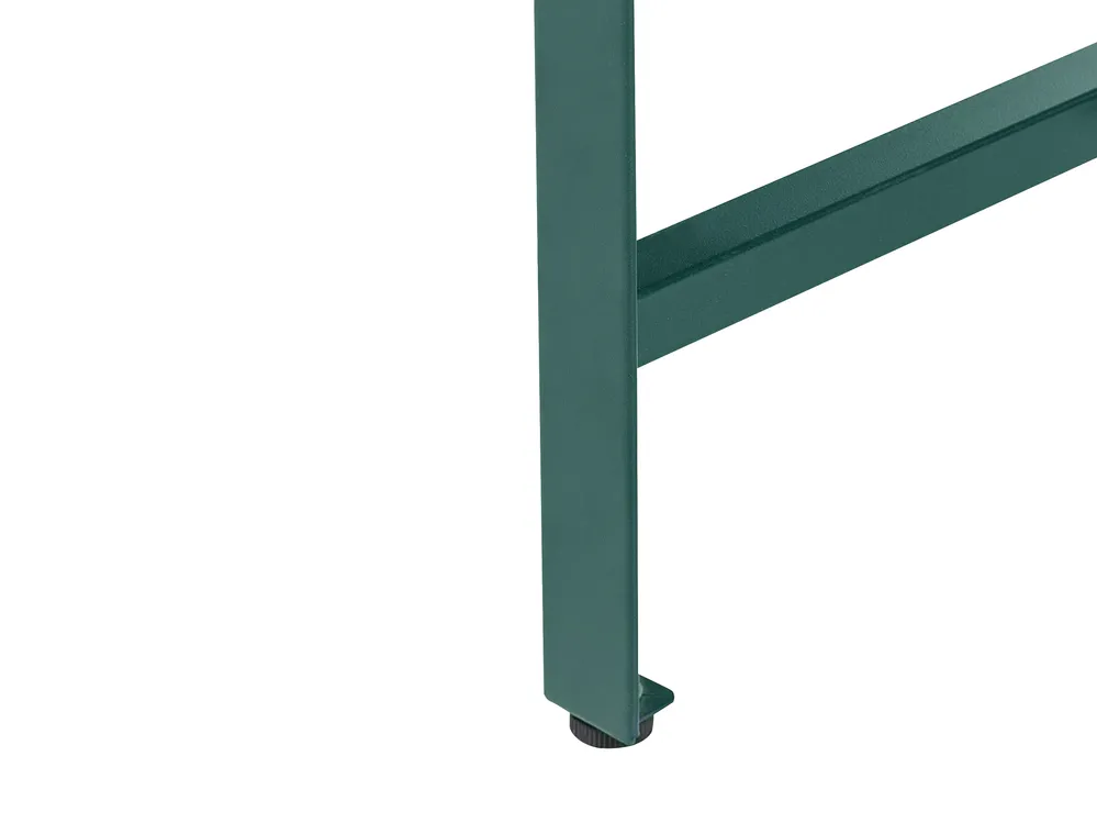 Outdoor-Bartisch MAENZA 120 cm 40 cm Metall Grün_1045130