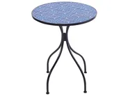 Outdoor Bistrotisch CIGLIANO 60 cm 60 cm Metall Schwarz_930810