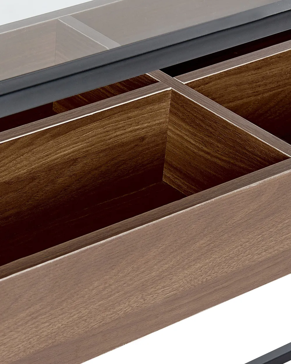 Konsolentisch WACO Sicherheitsglas Schwarz_825579