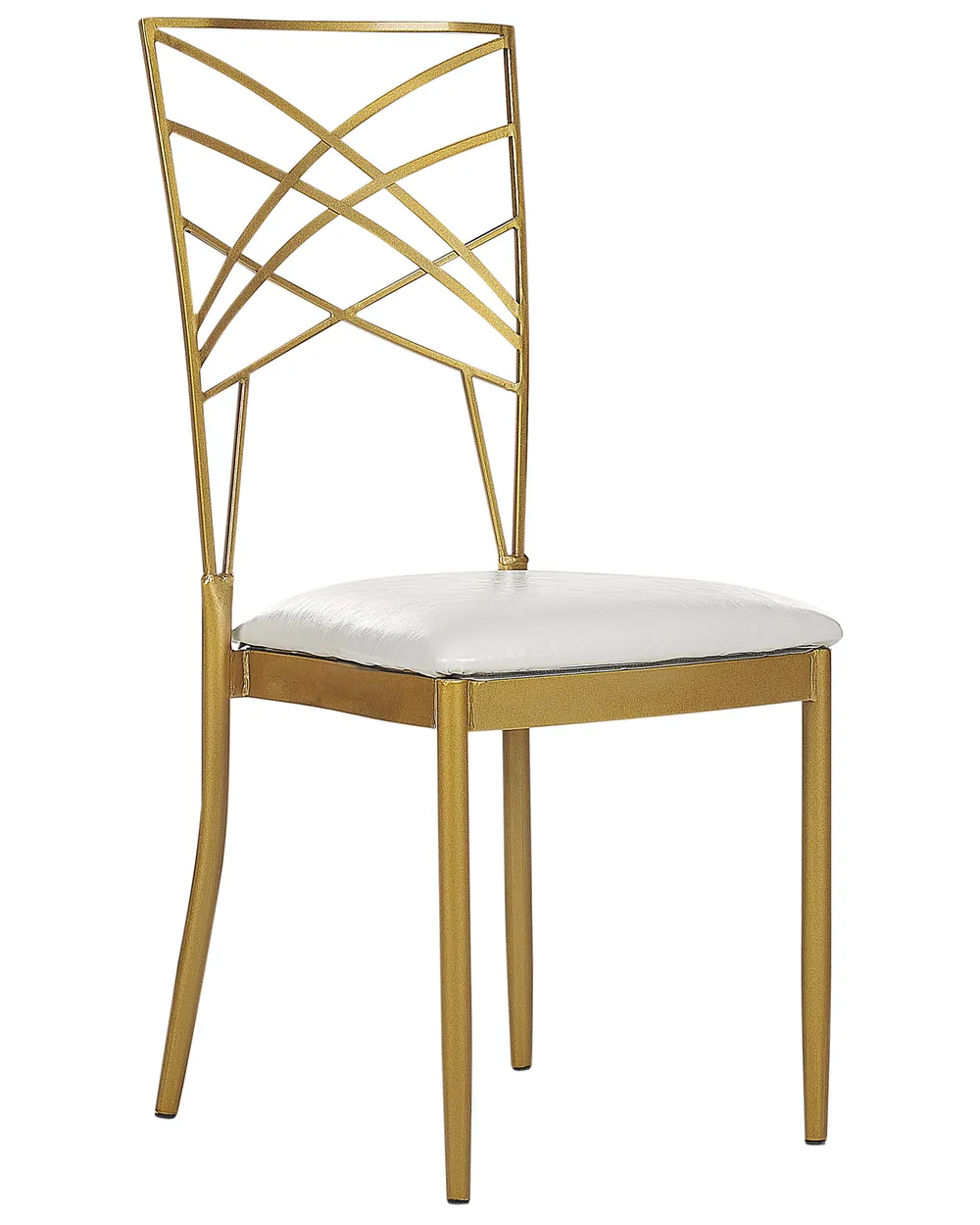 Set of 2 Dining Chairs GIRARD Metal Gold_913460