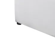 Bett mit Stauraum BOUSSE Samtstoff Hellgrau 180 x 200 cm_862576