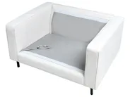Sofa Set 4-Sitzer SAVALEN Stoff Cremeweiß_998074