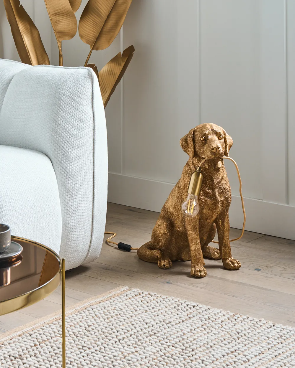 Table Lamp Dog MARLEY Gold_1004076