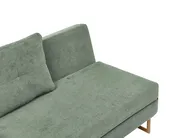 Sofa Bed 2 Seater JERSLEV Fabric Light Green_1011754