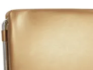 Bett mit Lattenrost Echtleder PARIS 160 x 200 cm Gold_37456