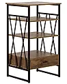Regal mit 3 Ebenen KEENE 101 cm Dunkelbraun