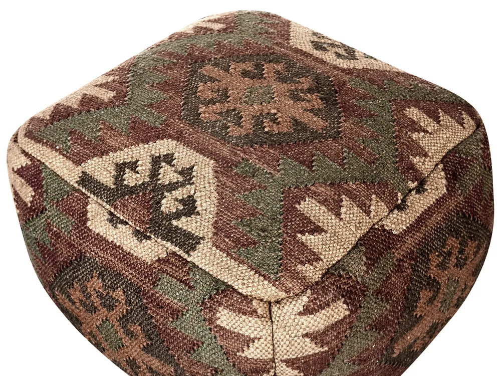 Pouf ARVEN Jute Bunt_848307