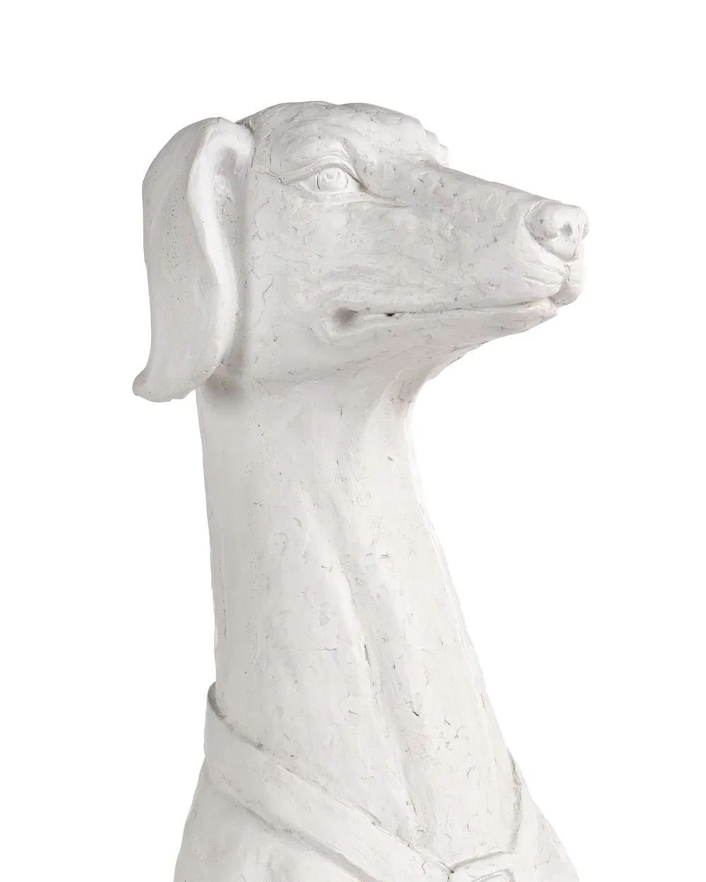 Garden Statue CHART Dog White_1150380