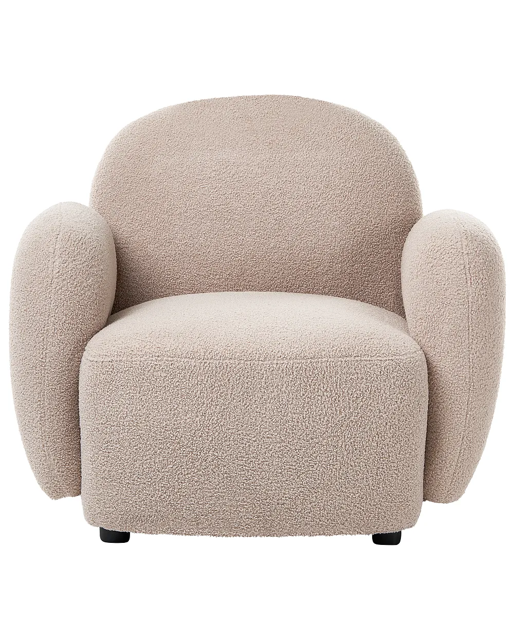 Fauteuil JULE Bouclé Beige_1125902