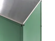 Outdoor-Küche 4er Set mit Spüle VILAMA Grün Metall_974493