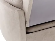 Schlafsofa 2-Sitzer HOVIN Stoff Taupe_962245
