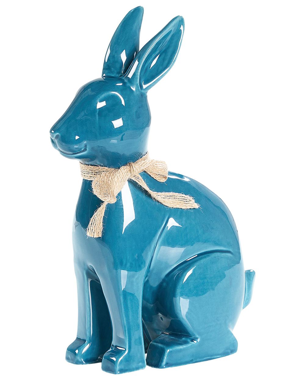 Dekofigur Kaninchen JAMBLES Keramik Blau