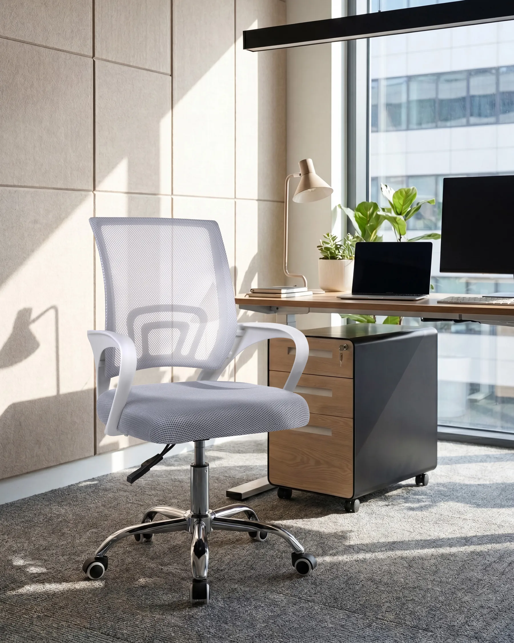 Office Chair SOLID Light Grey_1085522