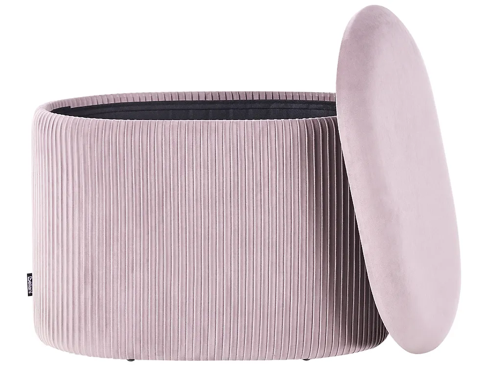 Storage Pouffe RICHLAND Velvet Pink_1194722