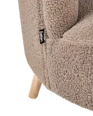 Sessel ODENZEN Bouclé Braun_947643