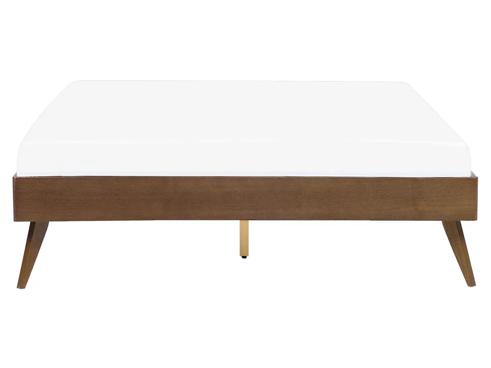 Bett ohne Kopfteil BERRIC 160 x 200 cm Dunkle Esche_873742