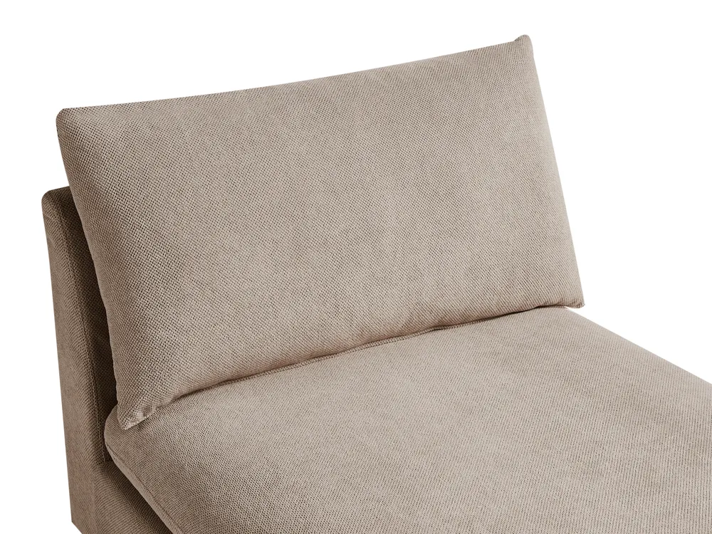 Chaise Longue VIZILLE Fabric Taupe_955861