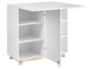 Sekretär FLOMOT 80 cm 40/80 cm klappbar Weiß_1054041