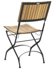 Gartenstuhl 2er Set LASCARI ohne Armlehnen Akazienholz Hellbraun_1074269