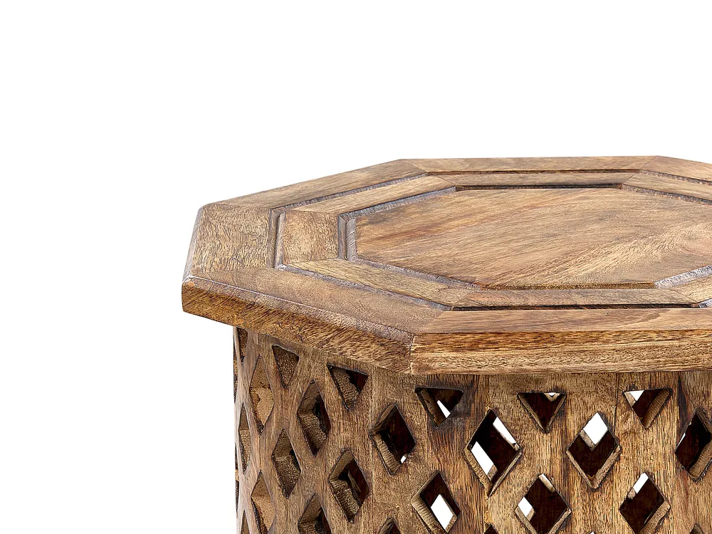 Beistelltisch KHANPUR Mangoholz Braun_852167